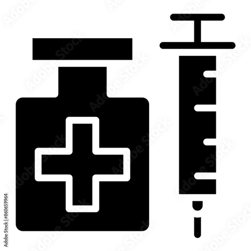 Vector Design Vaccine Icon Style