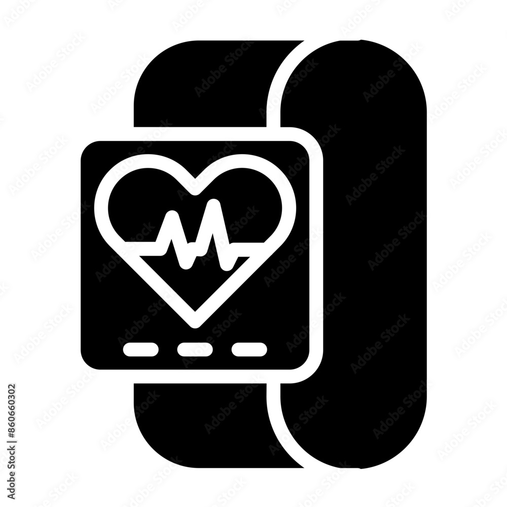 Vector Design Medical Bracelet Icon Style Vector Design Medical Bracelet Icon Style