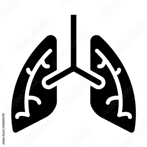 Vector Design Respiratory Health Icon Style