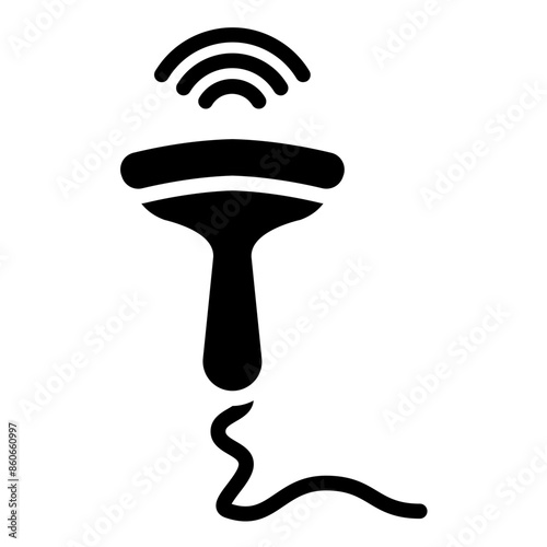 Vector Design Obstetric Ultrasound Icon Style