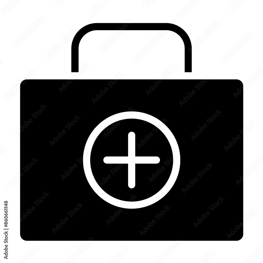 Fototapeta premium Vector Design Medical Briefcase Icon Style