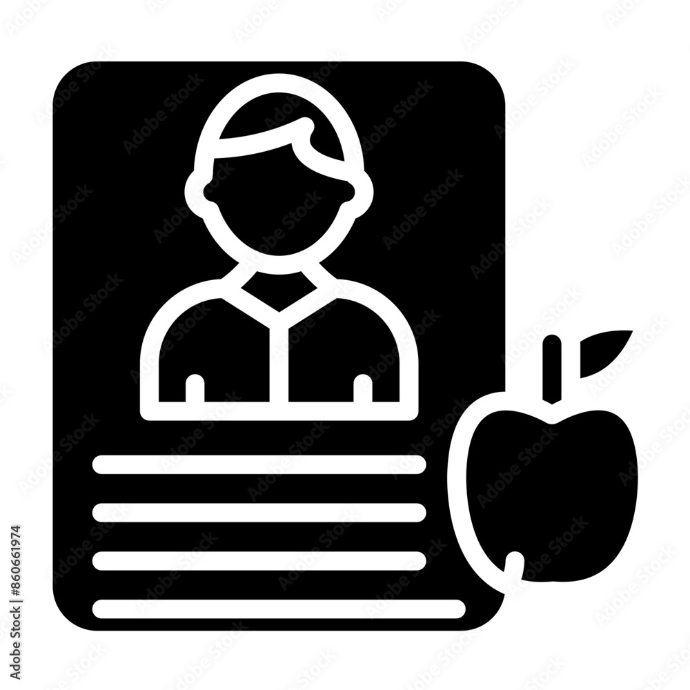 Vector Design Nutritionist Icon Style Vector Design Nutritionist Icon Style