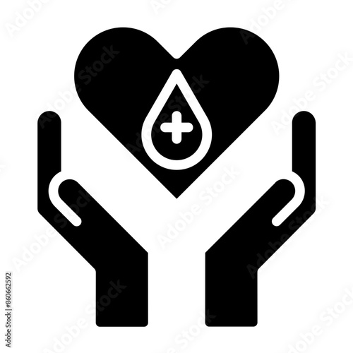Vector Design Blood Donor Icon Style