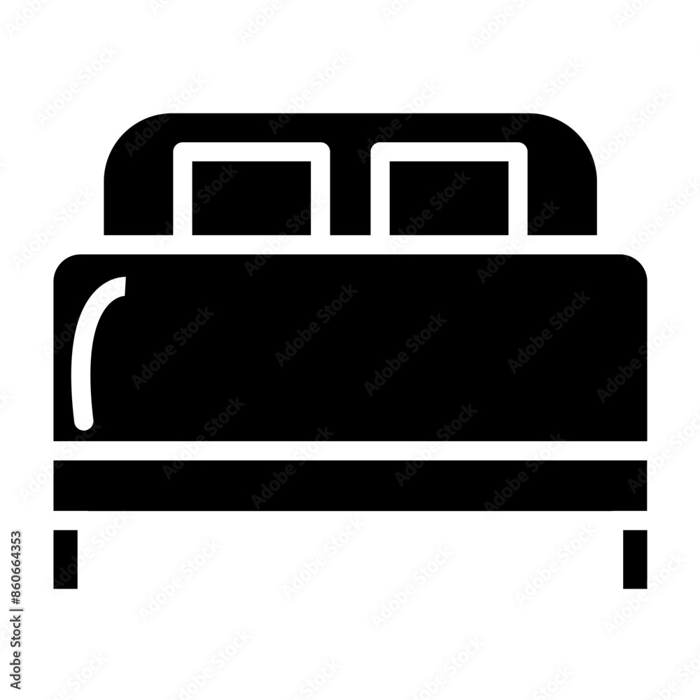 Vector Design Queen Bedding Icon Style Vector Design Queen Bedding Icon Style
