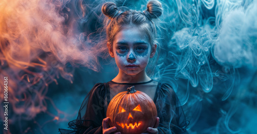 Beauty children in halloween costume © Cla78
