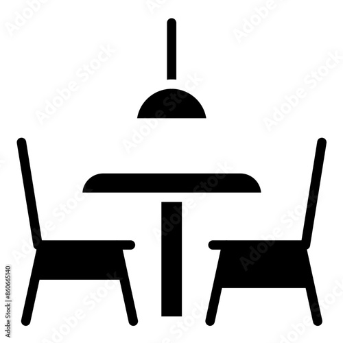 Vector Design Dining Table Icon Style