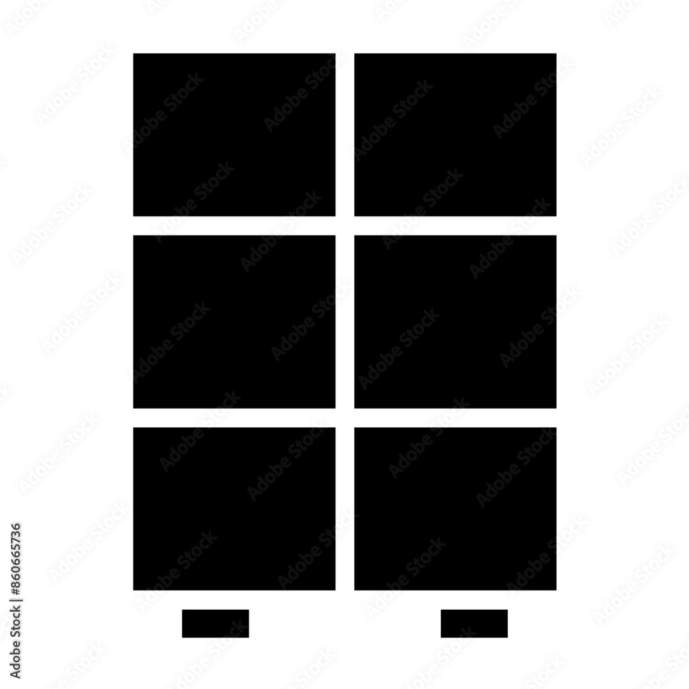 Vector Design Display Shelf Icon Style Vector Design Display Shelf Icon Style