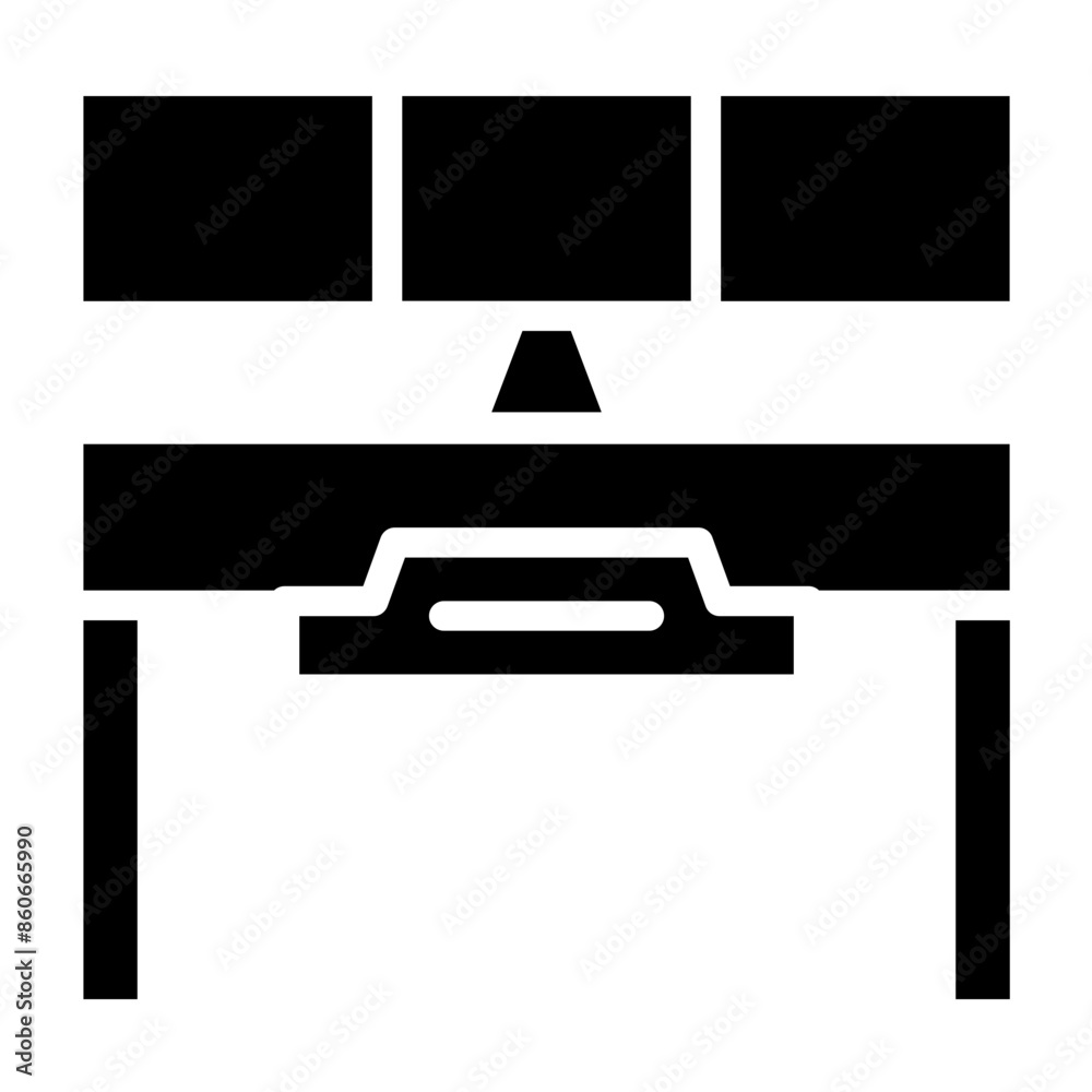 Vector Design Gaming Desk Icon Style Vector Design Gaming Desk Icon Style