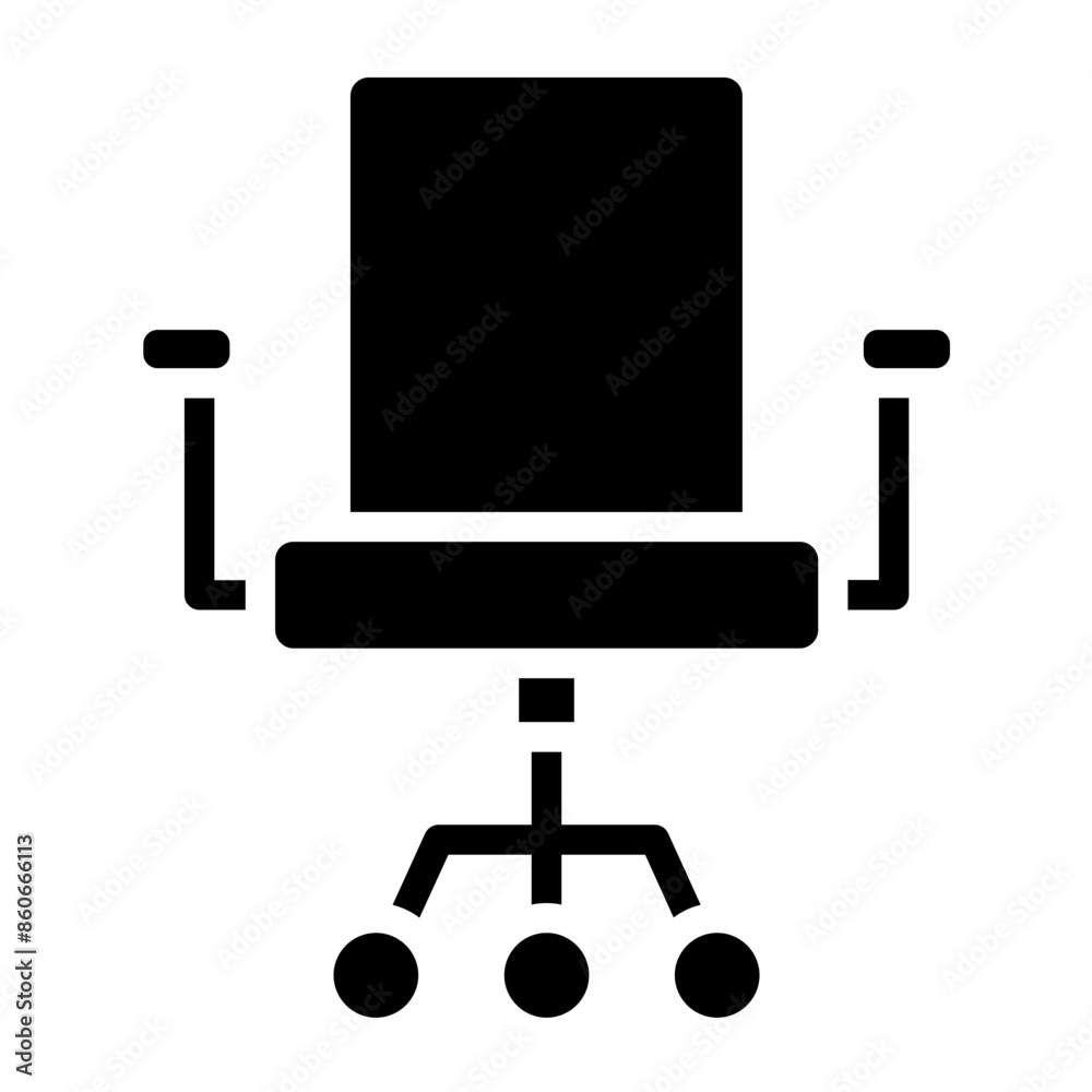 Vector Design Executive Chair Icon Style Vector Design Executive Chair Icon Style