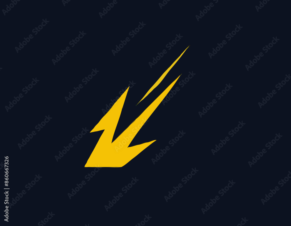 Power - lightning. Icon for design. Easily editable Power - lightning. Icon for design. Easily editable