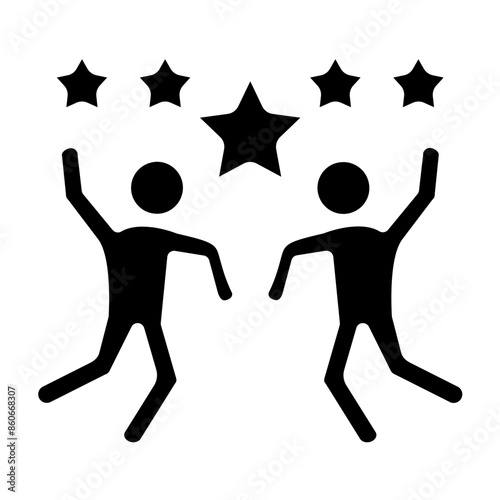 Vector Design Rejoice Icon Style