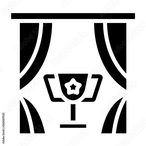 Vector Design Triumphant Icon Style
