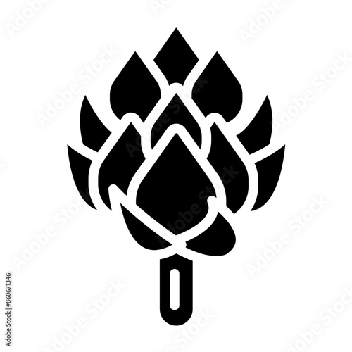 Vector Design Artichoke Icon Style