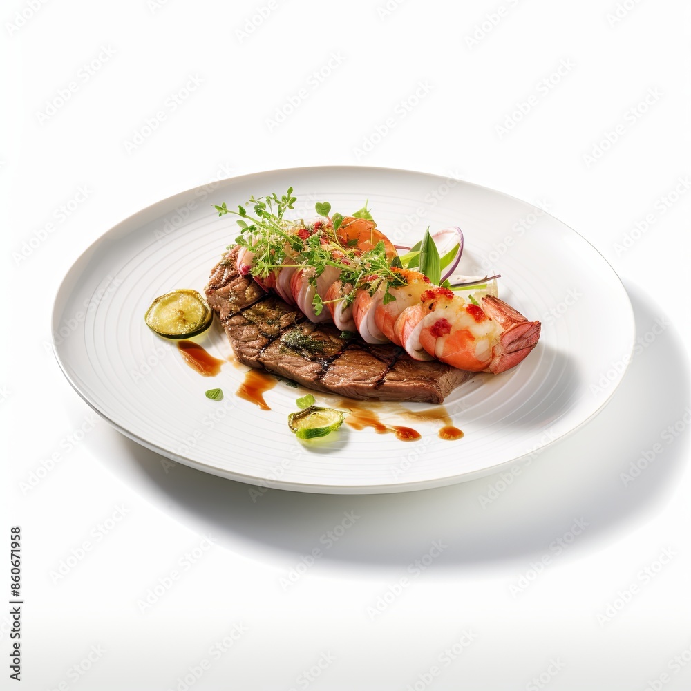 Famous food dish Isolated on a white background Famous food dish Isolated on a white background