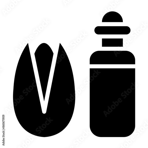 Vector Design Pistachio Oil Icon Style