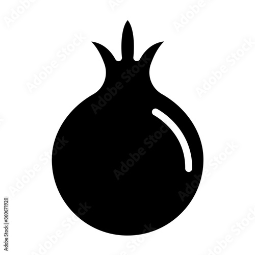 Vector Design Pomegranate Seed Oil Icon Style