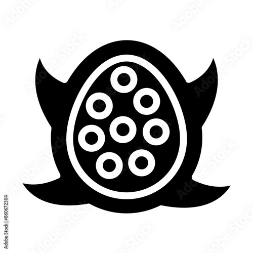 Vector Design Pitaya Bowl Icon Style
