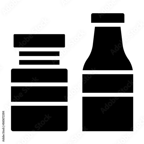 Vector Design Buttermilk Icon Style