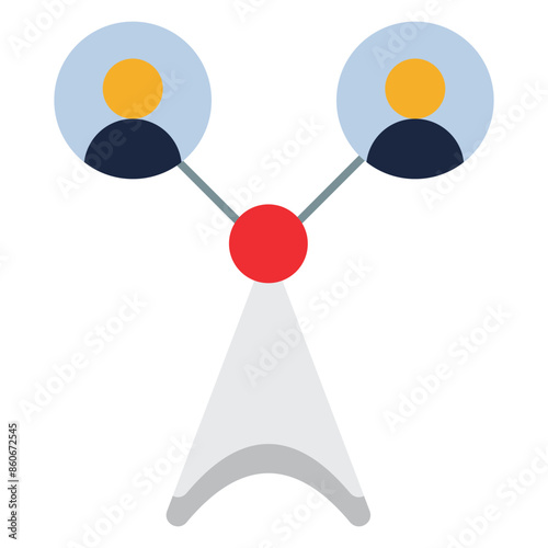  A wireless access point that provides internet access to devices using Wi-Fi technology.