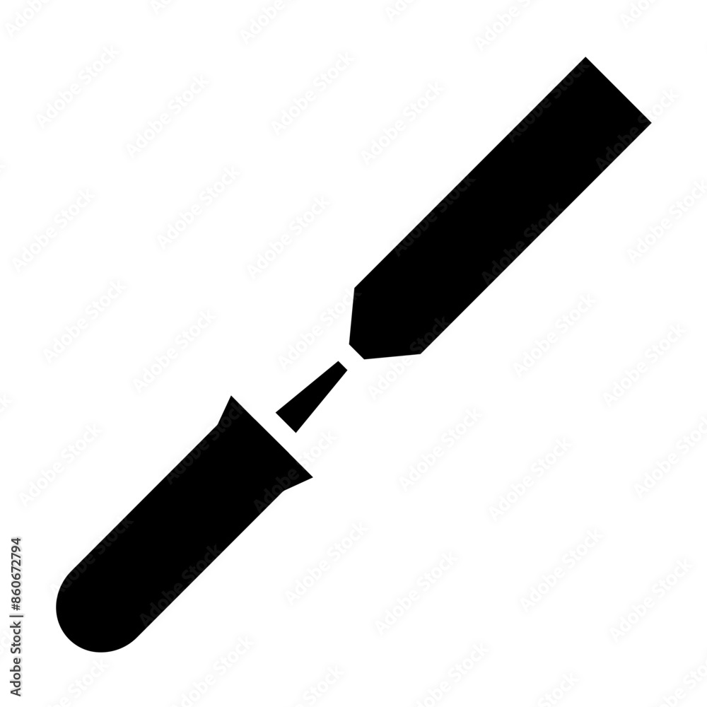 Vector Design Ice Chisel Icon Style Vector Design Ice Chisel Icon Style