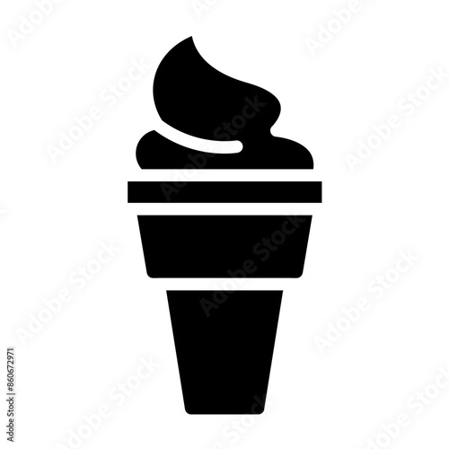 Vector Design Cup Cone Icon Style