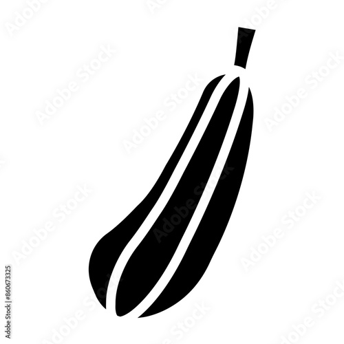 Vector Design Zucchini Zen Icon Style