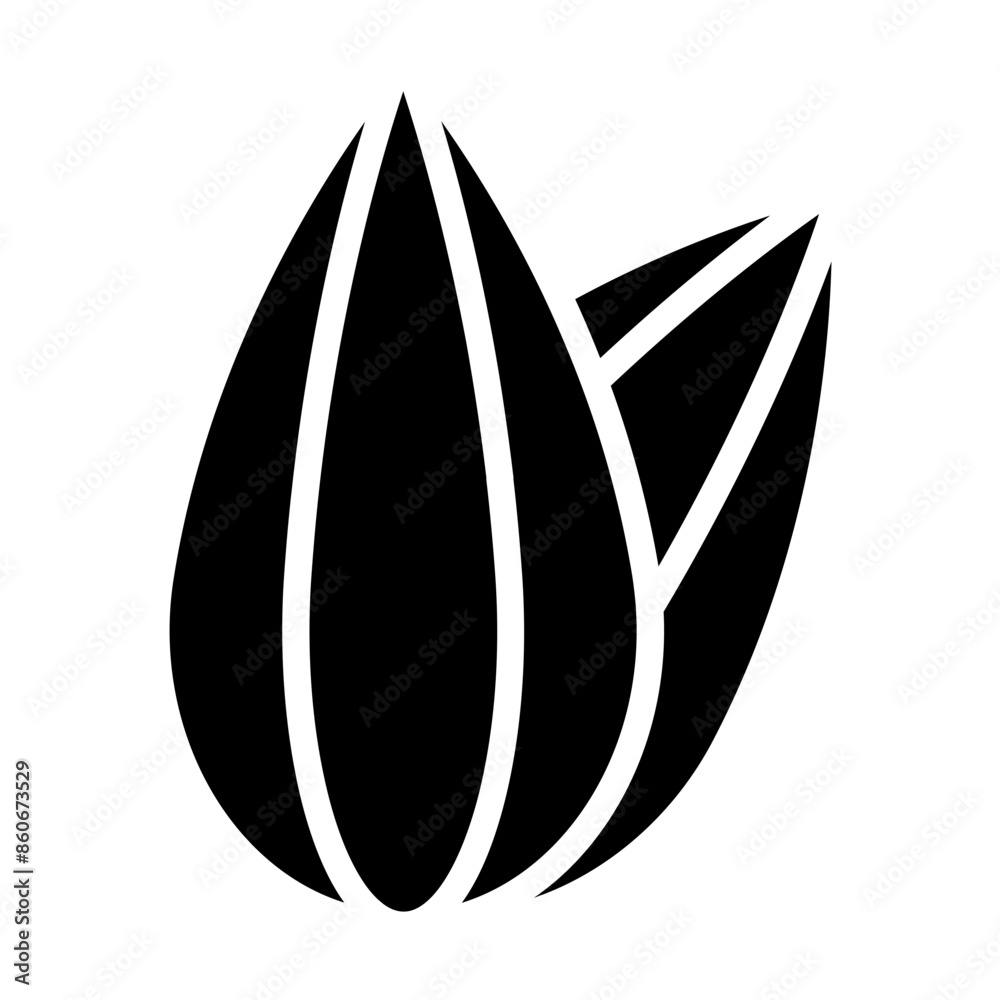 Vector Design Almond Allure Icon Style