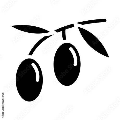Vector Design Olive Ovation Icon Style
