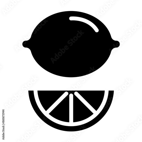 Vector Design Lemon Loom Icon Style