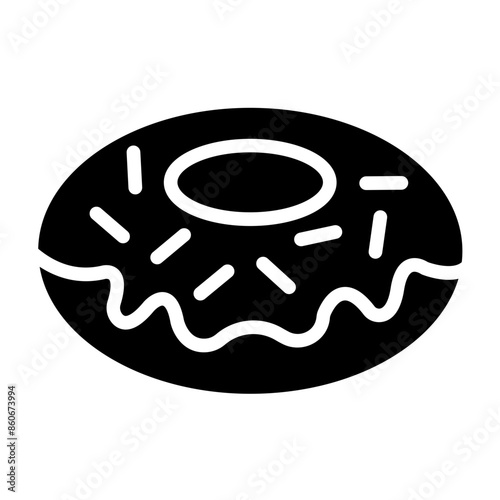Vector Design Bagel Boulevard Icon Style