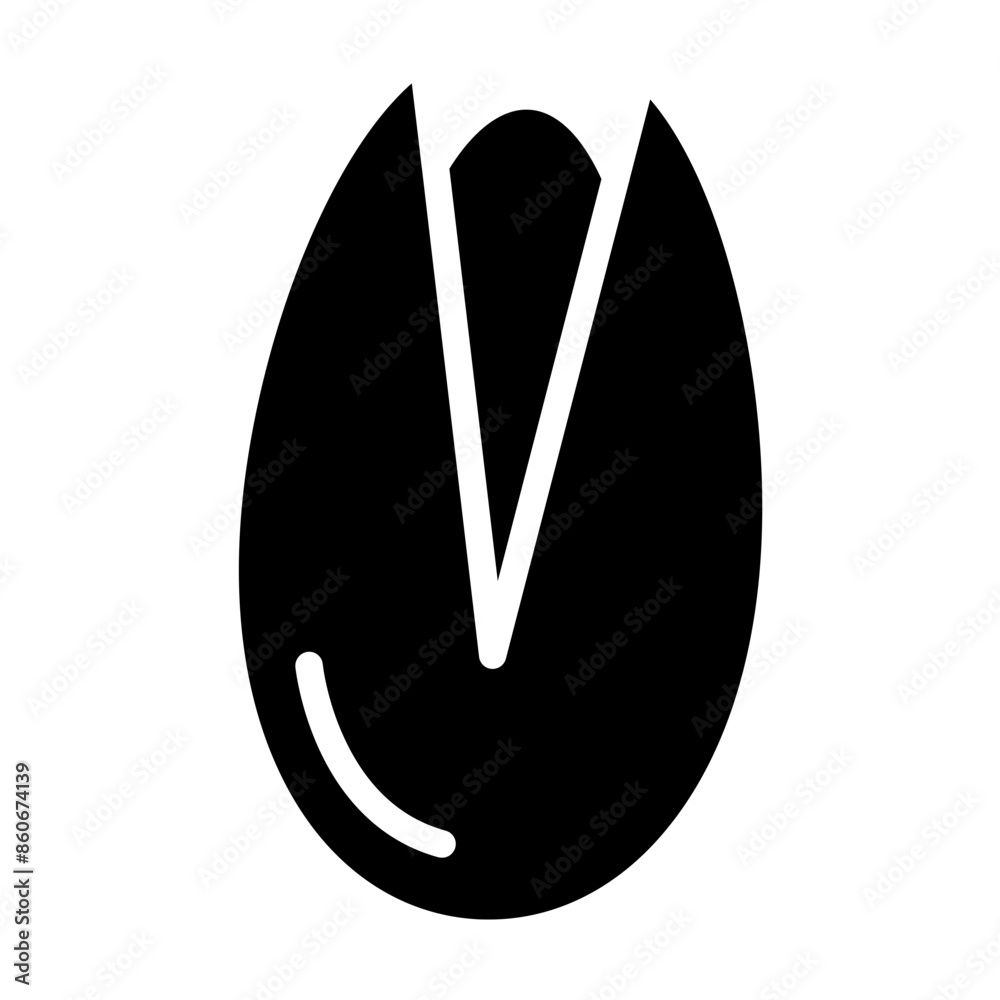 Vector Design Pistachio Pivot Icon Style Vector Design Pistachio Pivot Icon Style