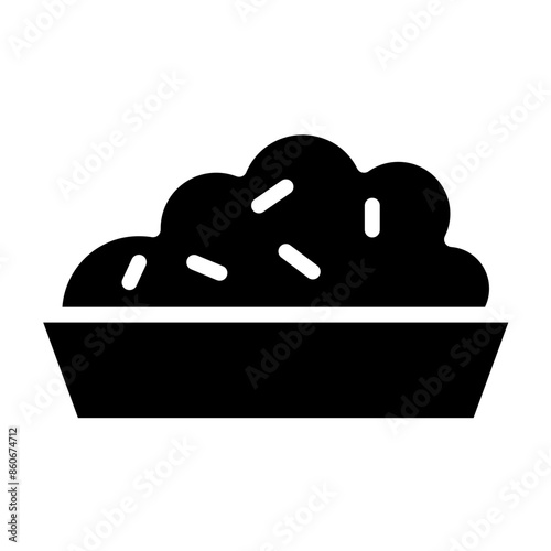 Vector Design Risotto Ripple Icon Style