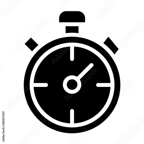 Vector Design Stopwatch Icon Style