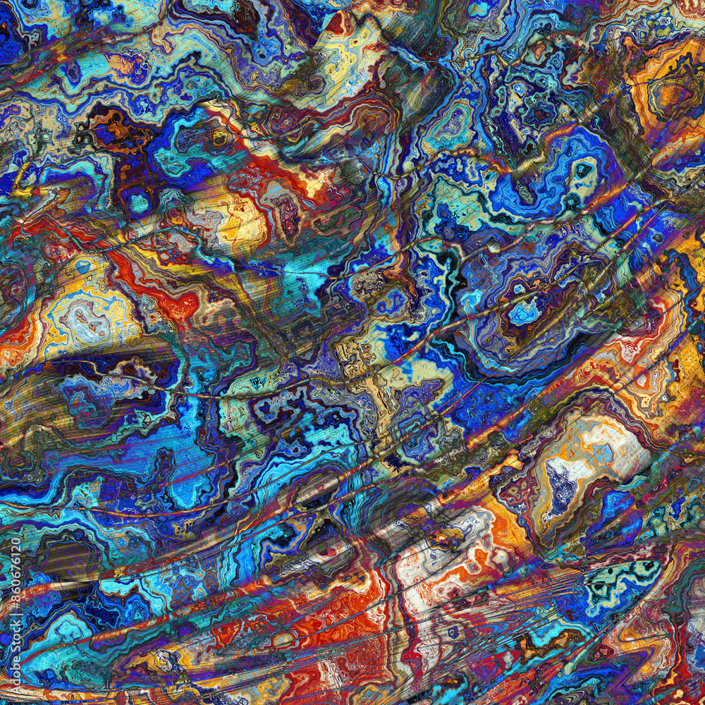 Abstract colorful wavy groovy psychedelic background. Abstract marbleized effect background. Abstract colorful wavy groovy psychedelic background. Abstract marbleized effect background.