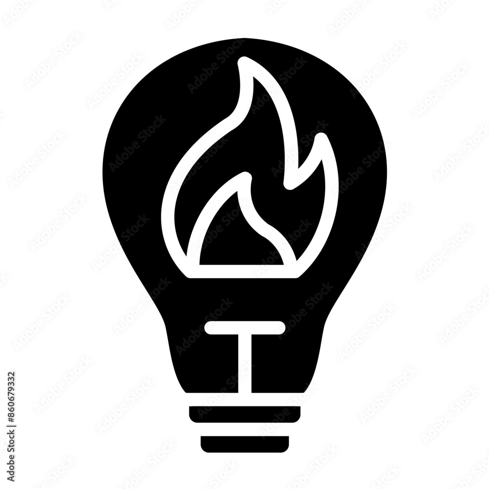 Vector Design Inspiration Flame Icon Style Vector Design Inspiration Flame Icon Style