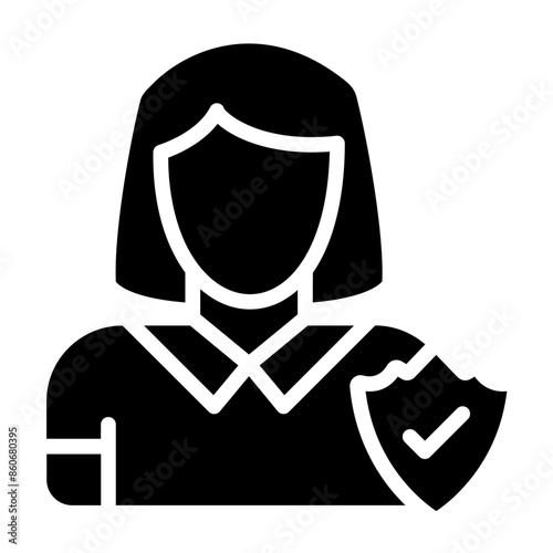 Vector Design Trust Warden Icon Style