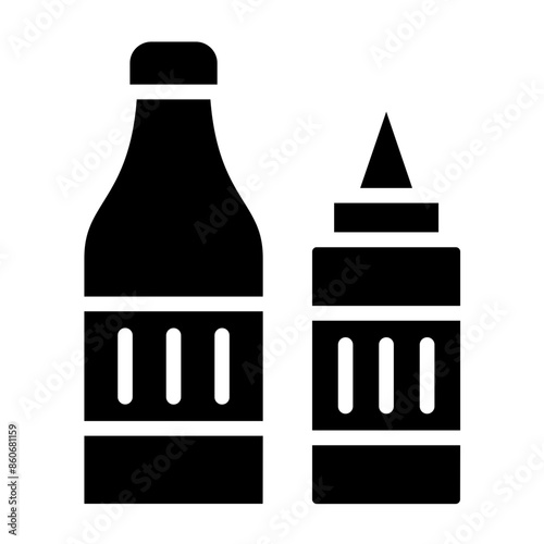 Vector Design Condiments Icon Style