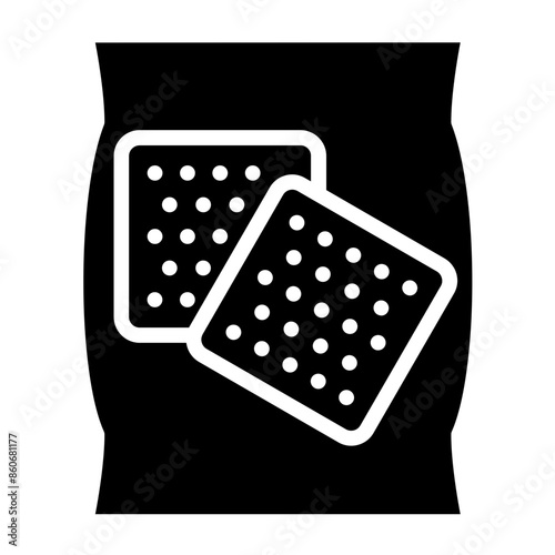 Vector Design Crackers Icon Style