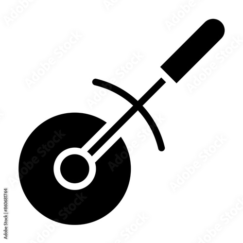 Vector Design Pizza Cutter Icon Style