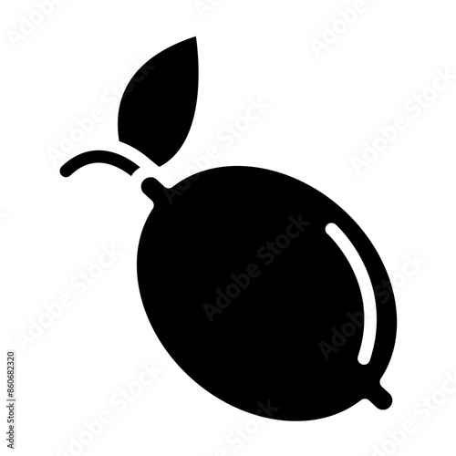 Vector Design Lemon Icon Style