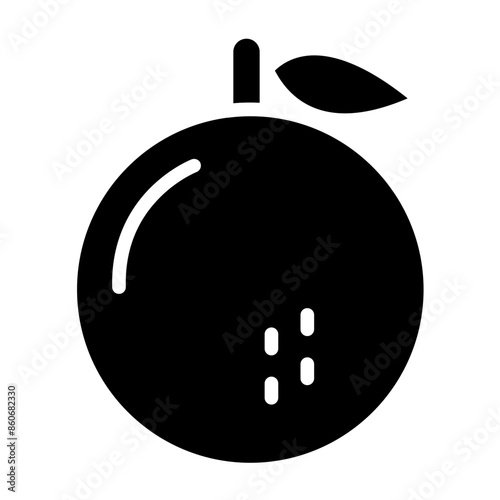 Vector Design Tangerine Icon Style
