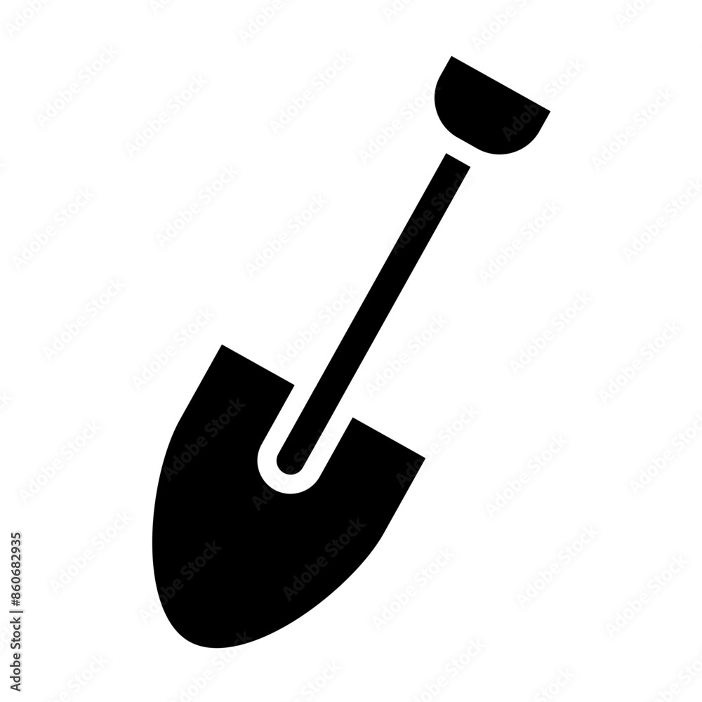 Vector Design Shovel Icon Style Vector Design Shovel Icon Style