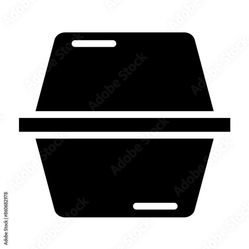 Vector Design Styrofoam Tray Icon Style