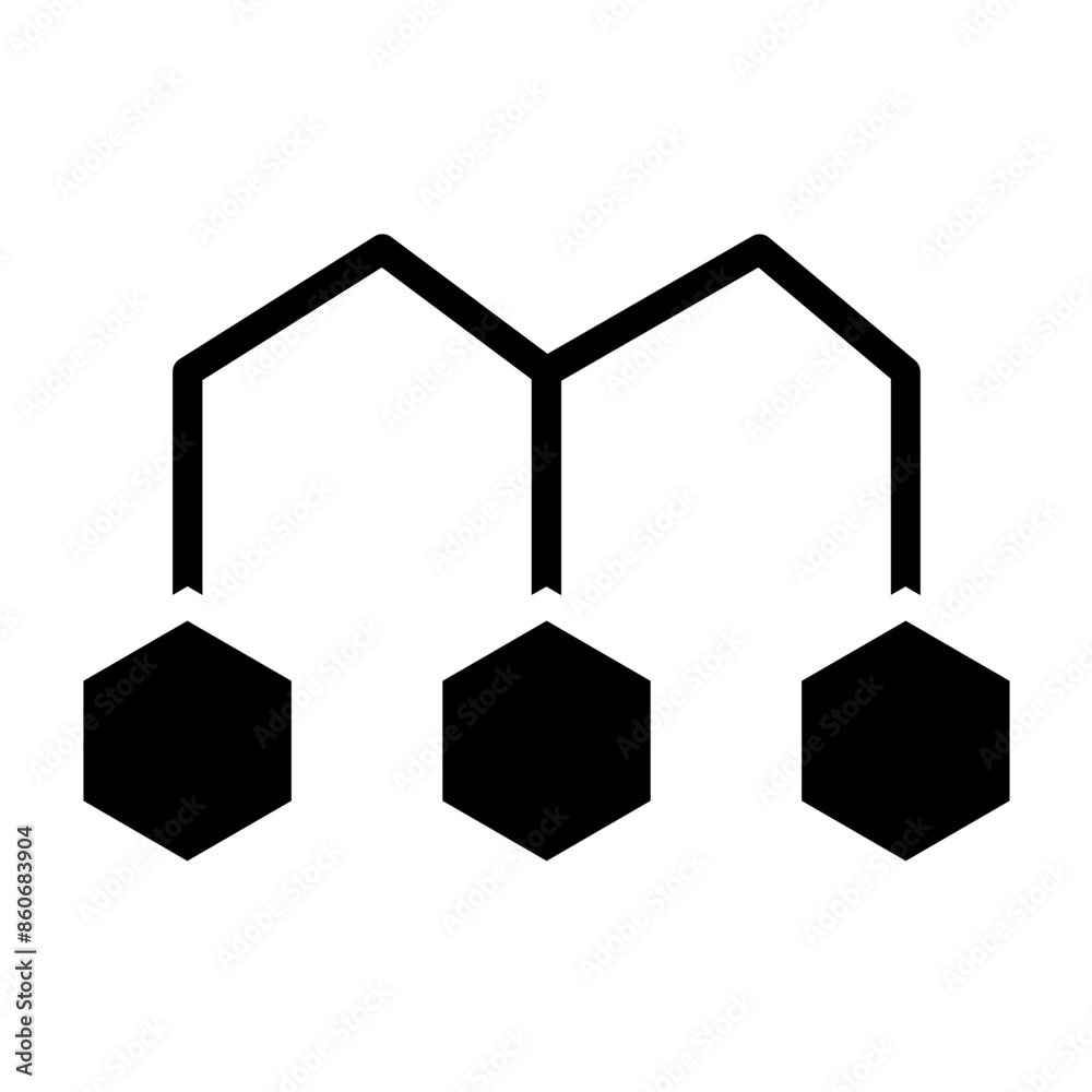 Vector Design Depolymerization Icon Style Vector Design Depolymerization Icon Style