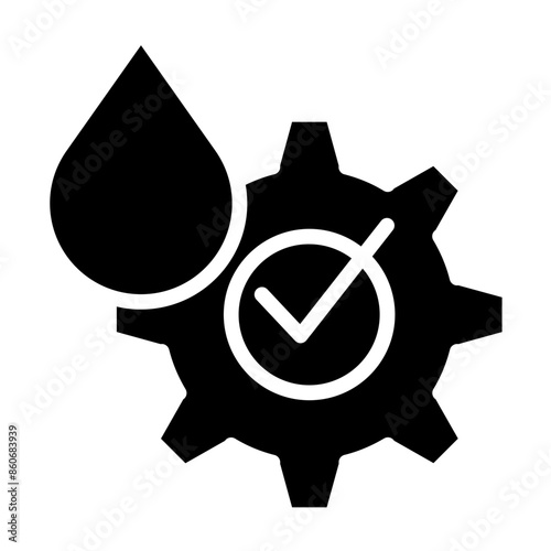 Vector Design Lubricant Icon Style