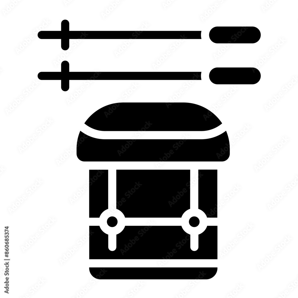 Vector Design Hiking Gear Icon Style Vector Design Hiking Gear Icon Style