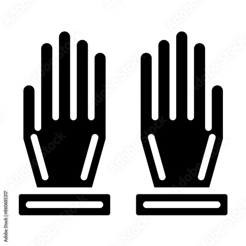 Vector Design Gloves Icon Style