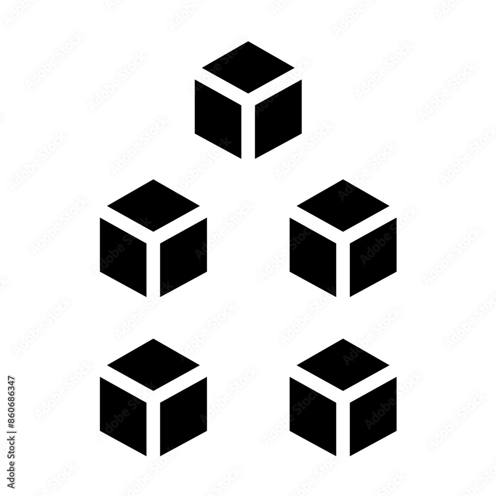 Vector Design Building Blocks Icon Style Vector Design Building Blocks Icon Style