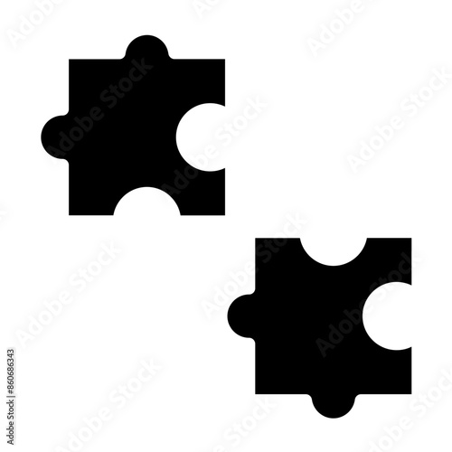 Vector Design Puzzles Icon Style