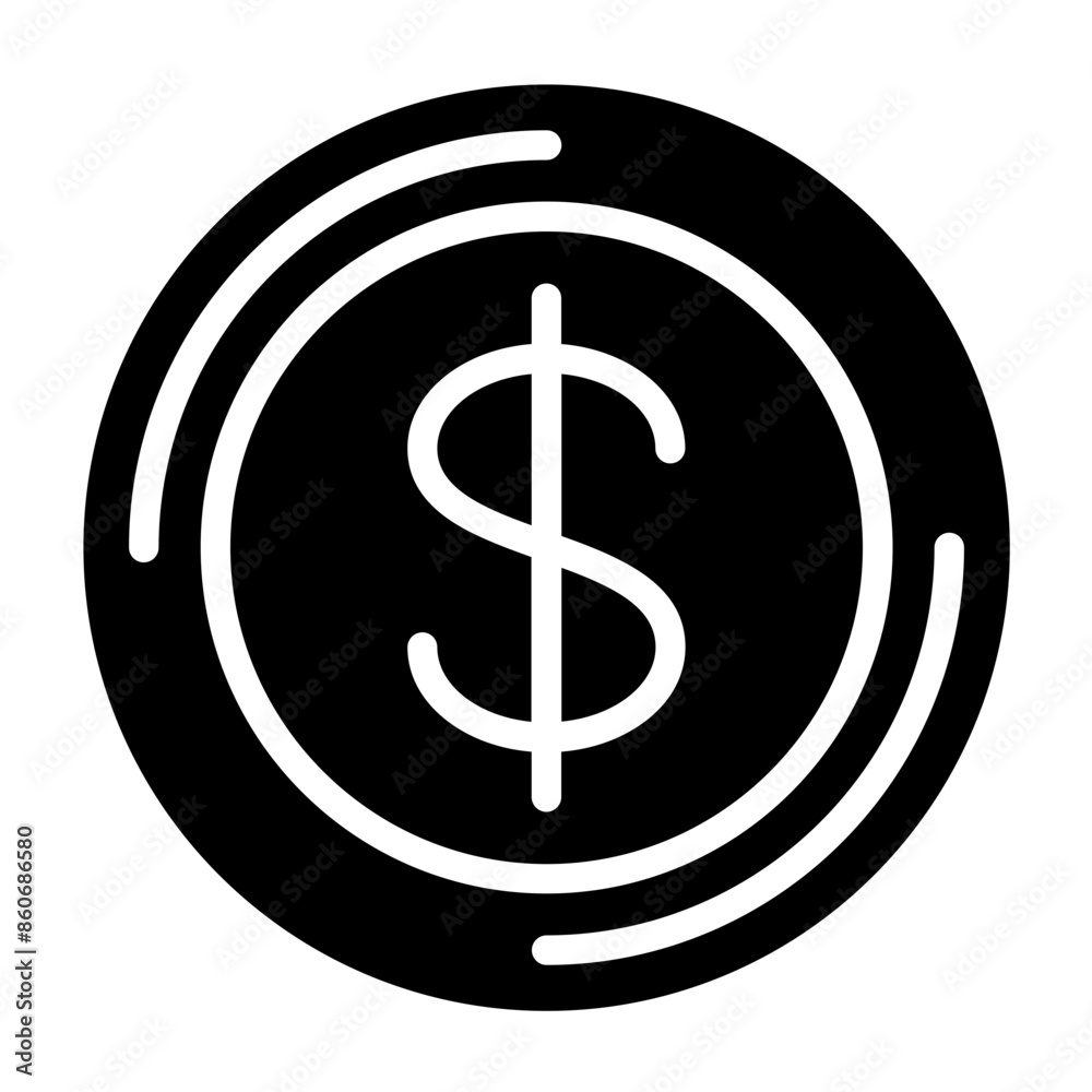 Vector Design Coin Icon Style Vector Design Coin Icon Style